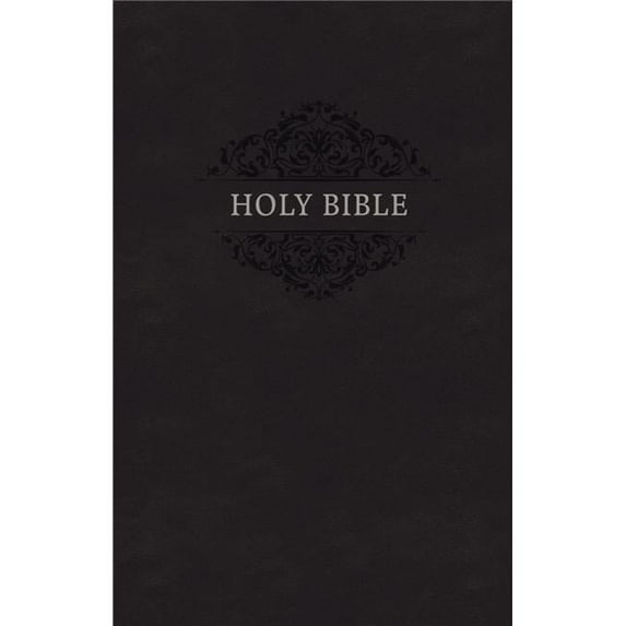 Nelson Bibles NKJV Holy Bible Soft Touch Edition - Comfort Print, Black Leathersoft