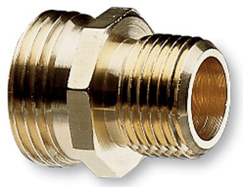 Nelson Brass Pipe to Hose Fitting Male 1/2Inch NPT X Male Hose Thread