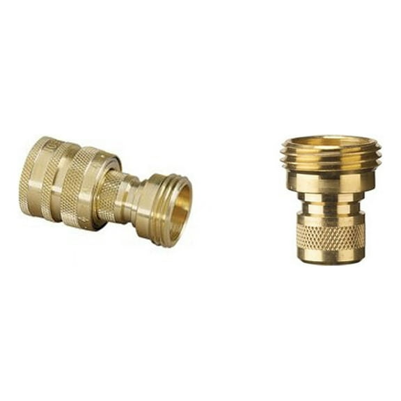 Nelson Brass Quick Connects with 3-Male and 1-Female Quick connects