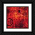 thumbnail image 1 of Nelson, Brent 12x12 Black Ornate Wood Framed with Double Matting Museum Art Print Titled - Rojo, 1 of 4