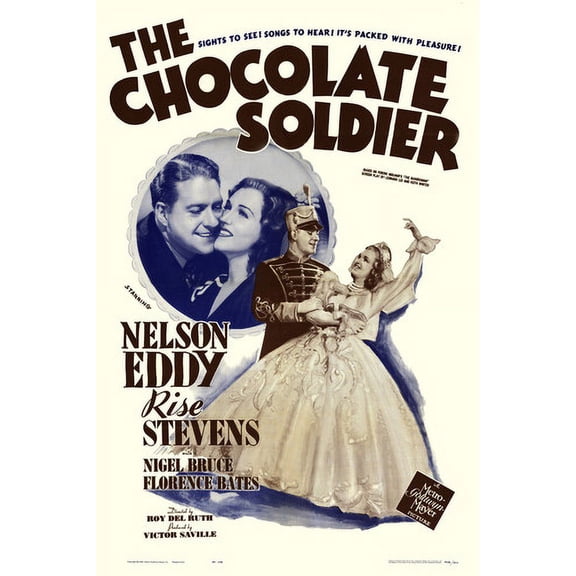 Nelson Eddy and Rise Stevens in The Chocolate Soldier 24x36 Poster