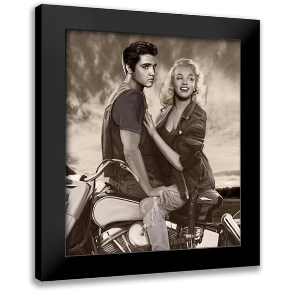 Nelson, Josh 12x14 Black Modern Framed Museum Art Print Titled - Sunset Ride