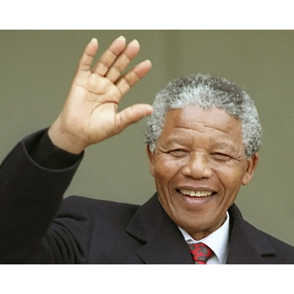 Nelson Mandela South African President Icon 24X36 Classic Hollywood Poster