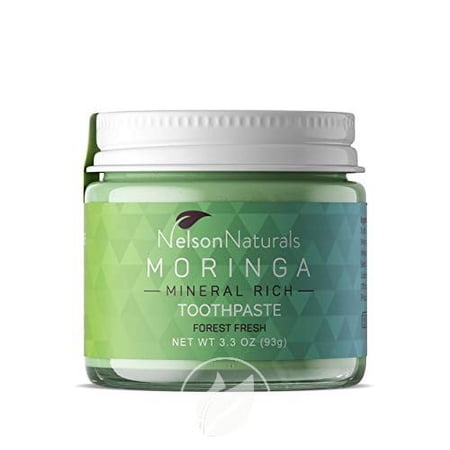 Nelson Naturals The Original Zero Waste Toothpaste Moringa Forest Fresh 3.3 Ounce