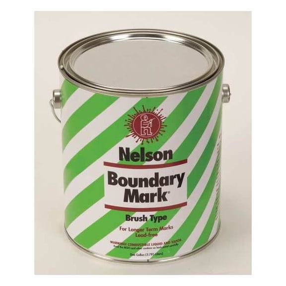 Boundary Marking Paint, 1 gal., Yellow, Water -Based