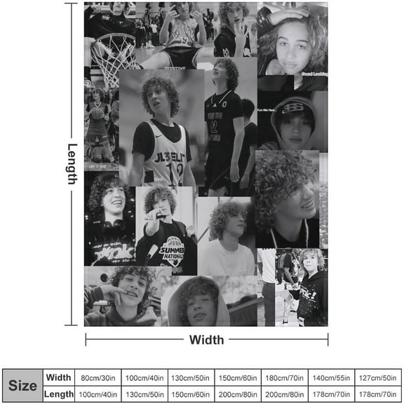 Nelson Photo Blanket Celebrity Ian Birthday Decorations Stuff Or Bedroom Neumann HD Print Living Home Bedroom Decor Gift Party Room Decor Aesthetic Picture Blankets Merch60 x80