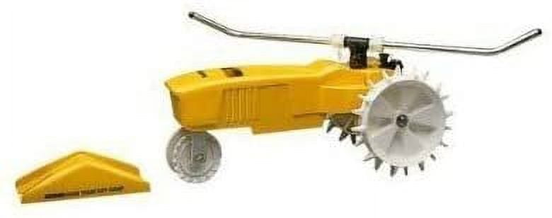 Nelson RainTrain 13500 sq ft Traveling Lawn Sprinkler, Rust Resistant Cast-Iron Body