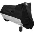 thumbnail image 1 of Nelson-Rigg Deluxe All-Season Black/Silver XL Motorcycle Cover (MC-904-04-XL), 1 of 2
