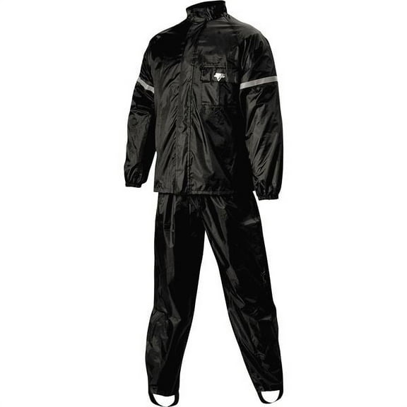 Nelson-Rigg WP-8000 Weather Pro 2-Piece Rain Suit Black/Black 3XL