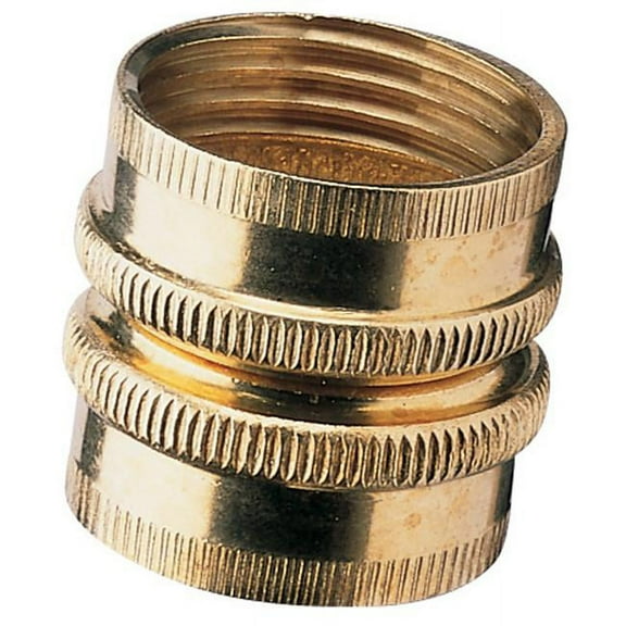 Nelson Sprinkler .75in. Double Female Brass Pipe Fitting  .75in. Double Female Brass Pipe Fitting