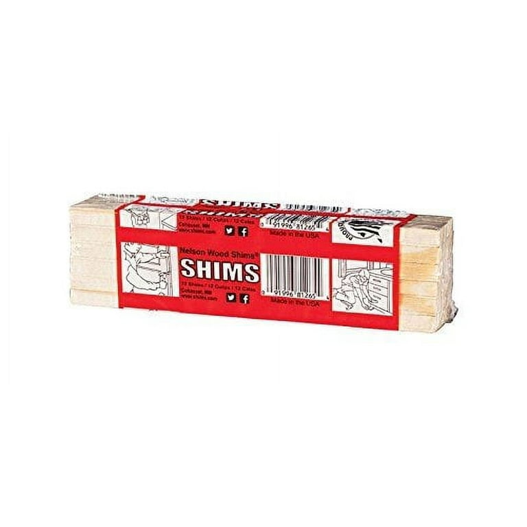 Nelson Wood Shims 8 In. L Wood Shim (12-Count) - Bliffert Lumber and  Hardware