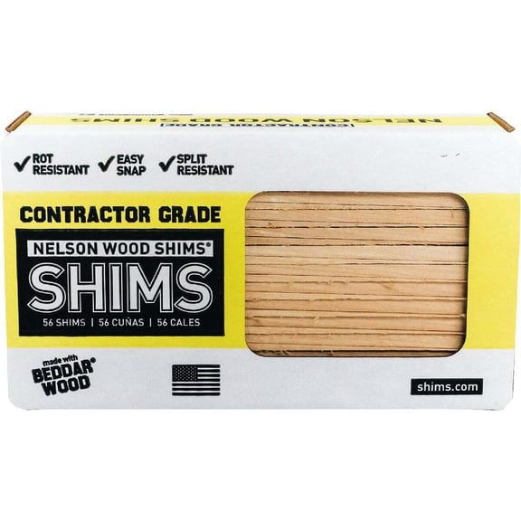 Nelson Wood Shims CSBP56 Cedar Shims 56 Count