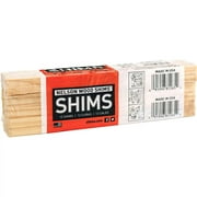 Nelson Wood Shims - DIY Bundle Wood Shims Pack of 12 - 8-Inch Shims, High Performance Natural Wood, 100% Kiln Dried