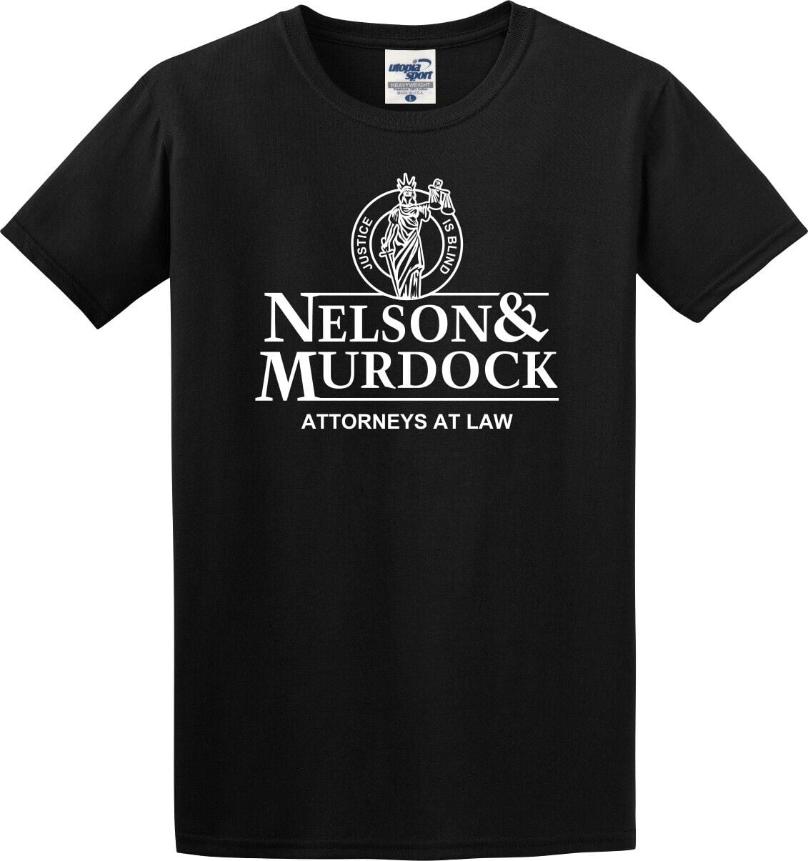 Nelson and Murdock Attorneys at Law Justice is Blind Unisex TShirt (S