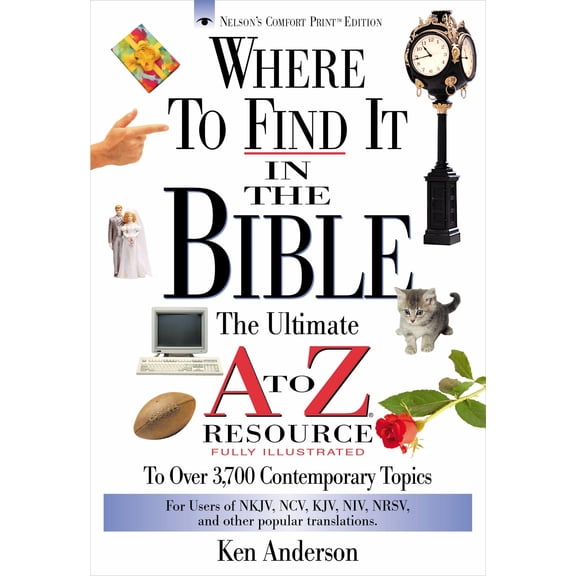 Pre-Owned Nelson's A-Z: Where to Find It in the Bible (Paperback)