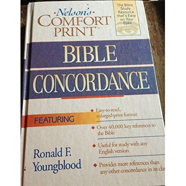 Pre-Owned Nelson's Comfort Print Bible Concordance (Hardcover) 0840711565 9780840711564