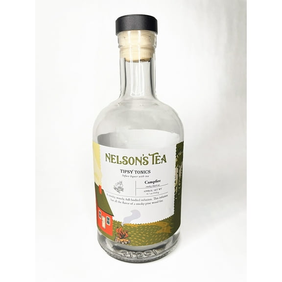 Nelson's Tea - Campfire - Tipsy Tonics - Loose Leaf Tea Infusions - 375mL Bottle