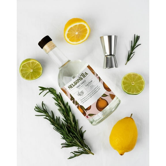 Nelson's Tea - Cran-Orange - Tipsy Tonics - Loose Leaf Tea Infusions - 375mL Bottle