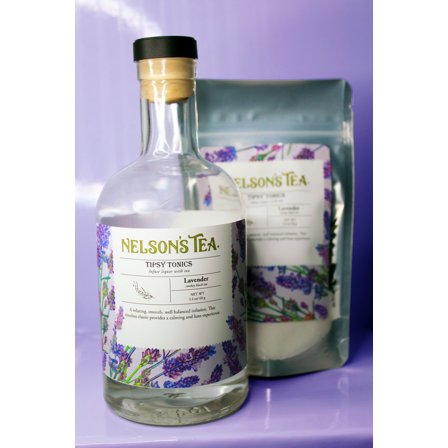 Nelson's Tea - Lavender Fog - Tipsy Tonics - Loose Leaf Tea Infusions - 375mL Bottle