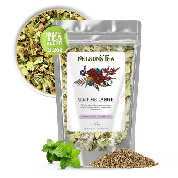 Nelson's Tea - Mint Mélange - Loose Leaf Tea - 3.2oz