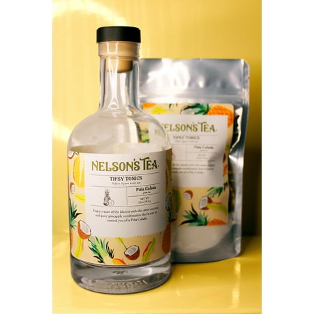 Nelson's Tea - Pina Colada - Tipsy Tonics - Loose Leaf Tea Infusions - 375mL Bottle