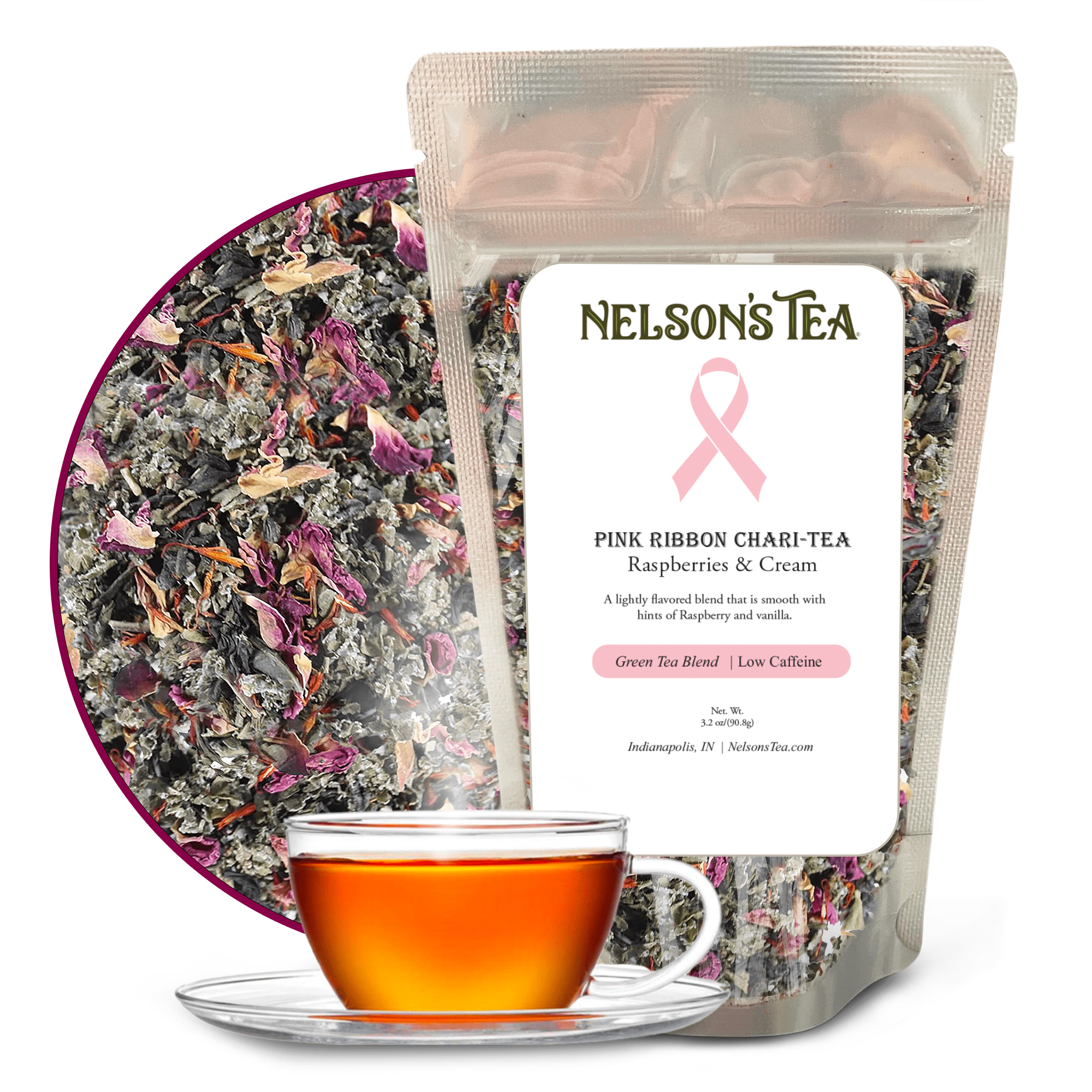 Nelsons Raspberry Rooibos Loose Leaf Tea for Office Breaks - Walmart ...