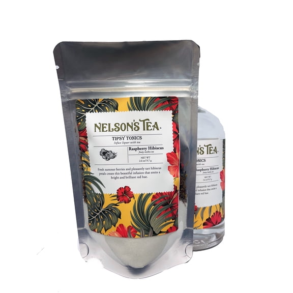 Nelson's Tea - Raspberry Hibiscus - Tipsy Tonics - Loose Leaf Tea Infusions - Refill