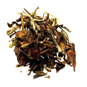Nelson's Tea - Simply White - Loose Leaf White Tea - Organic White Tea Loose Leaf - Lightly Caffeinated - Premium White Peony Tea Leaves - 1.1 oz.