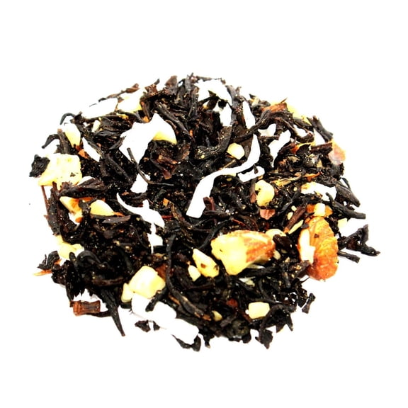 Nelson's Tea Vanilla Almond Coconut - Herbal Black Loose Leaf Tea, Curated Blend with Black tea, almonds, and toasted coconut - Perfect for Breakfast or a Refreshing Flavored Black Tea (Sample)