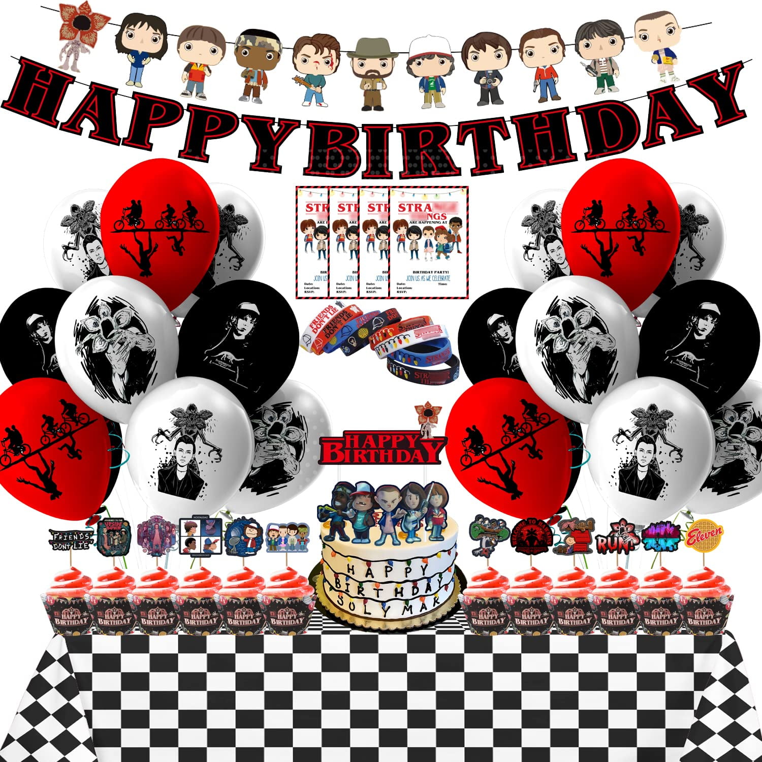 Stranger Things Cake Topper, by Nelton (6 Count)