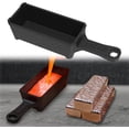 thumbnail image 1 of Nelyrho Cast Iron Ingot Mold Crucible with Handle, 50 oz Loaf Bar Mold for Metal Melting and Casting, 1 of 7