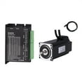 thumbnail image 1 of Nema 23 2-Phase Closed Stepper Motor Driver Kit With 1.5M Encoder Cable For CNC Router Engraving Milling Machine ,Connector Compatible, 1 of 6