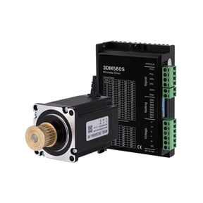 Nema 23 Stepper Motor Driver Kit 3 Phase Stepper Motor 1.0N.m/2.0N.m With GEAR For CNC Router Engraving Milling Machine ,Low Noise - 3DM580S 233CS10