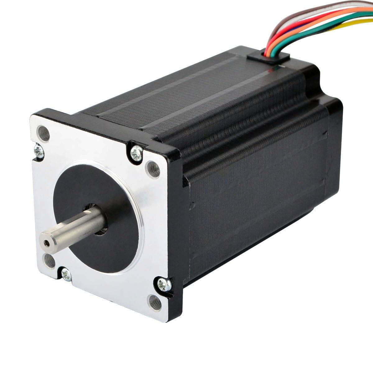 Nema 24 Stepper Motor 3.4Nm(481.6 Oz.in) 3A 8-Wire 8mm Dual Shaft for ...