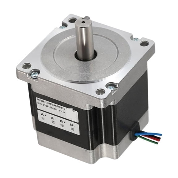 Nema 34 Stepper Motor 4.5N. M 4.2A 2 Phase 4-lead Stepper Motor For CNC Engraving Milling Machine High Torque ,Low Noise