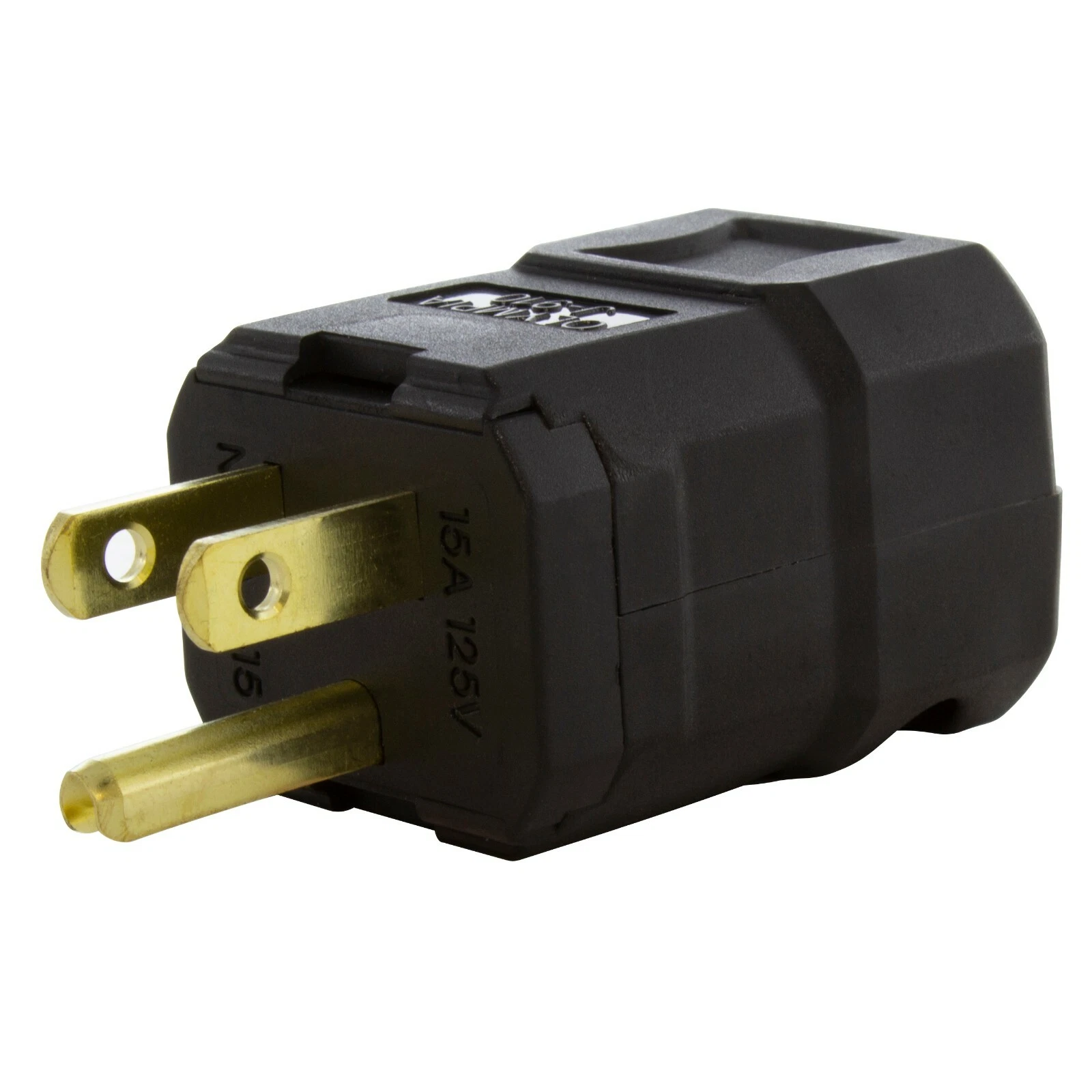 Nema 5-15P 15A Household Straight Blade Clamp Style Plug Assembly By Ac ...