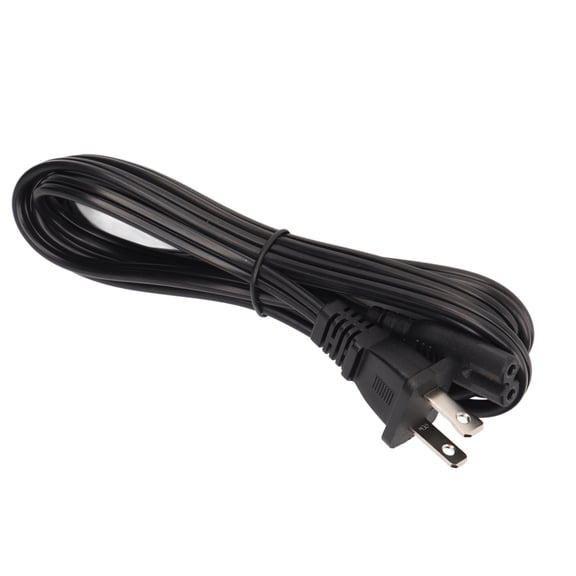 Nema 5-15P to IEC320 C7 Power Cord, 6.3ft Replacement Cable for Laptop Adapters, Monitors, and Printers, Flame Retardant PVC