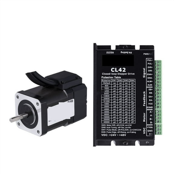 Nema17 2-Phase Closed Stepper Motor Driver Kit With Encoder 0.6N.m 2.5A Stepper Motor And 1.5M Cable ,Stable Performance