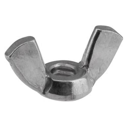 Nemco 1/4-20 Wingnut, Silver