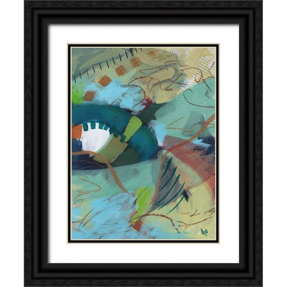 Nemcosky, Ann Thompson 12x14 Black Ornate Wood Framed with Double Matting Museum Art Print Titled - Changes