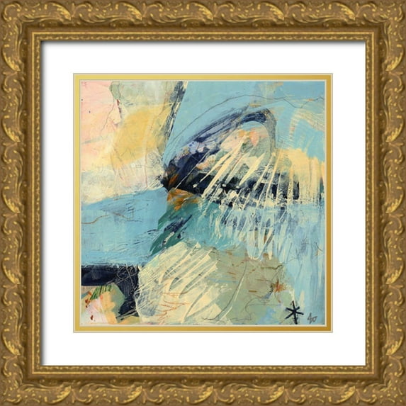 Nemcosky, Ann Thompson 15x15 Gold Ornate Wood Framed with Double Matting Museum Art Print Titled - Dawn