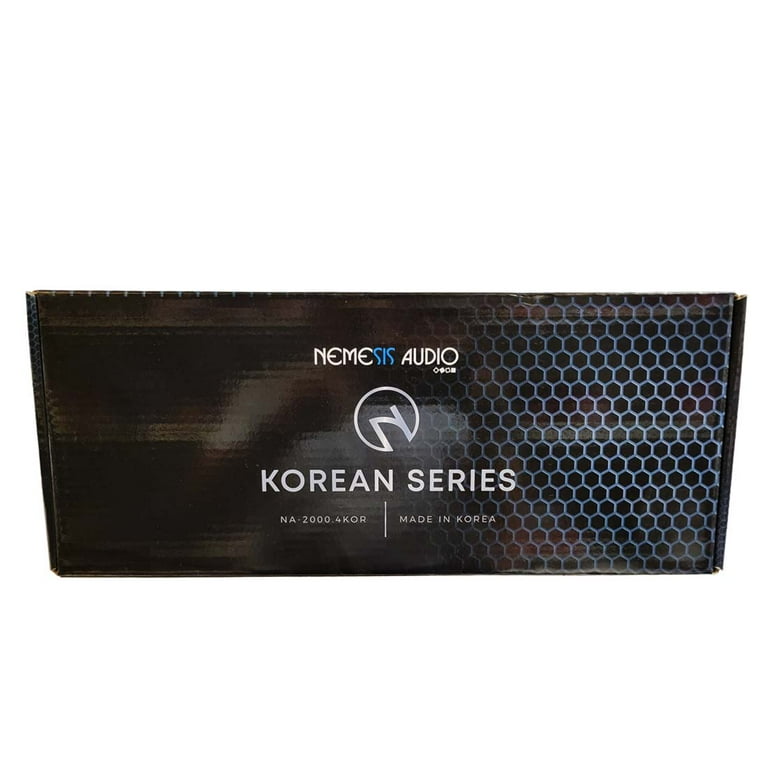 Nemesis Audio NA-2000.4KOR 4-Channel 500 Watts RMS x 4 @ 2-Ohms