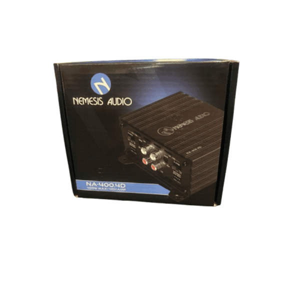 Nemesis Audio NA-400.4D 4-Channel 400W Max Class-D Car Audio Compact Amplifier