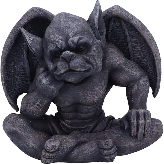 Nemesis Now Black Laverne Dark Grotesque Gargoyle Figurine, 13cm