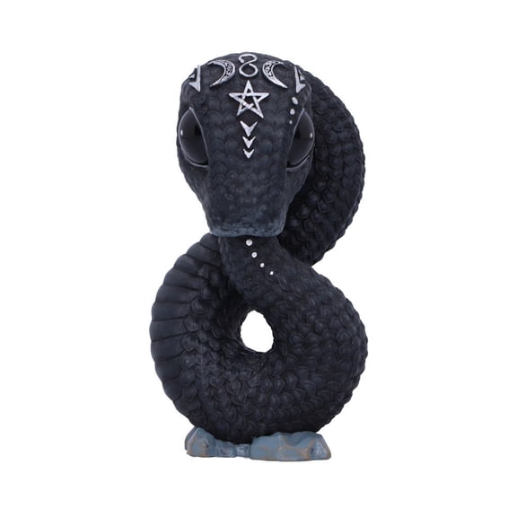Nemesis Now Cult Cuties Ouroboros Snake, Black, 9.6cm
