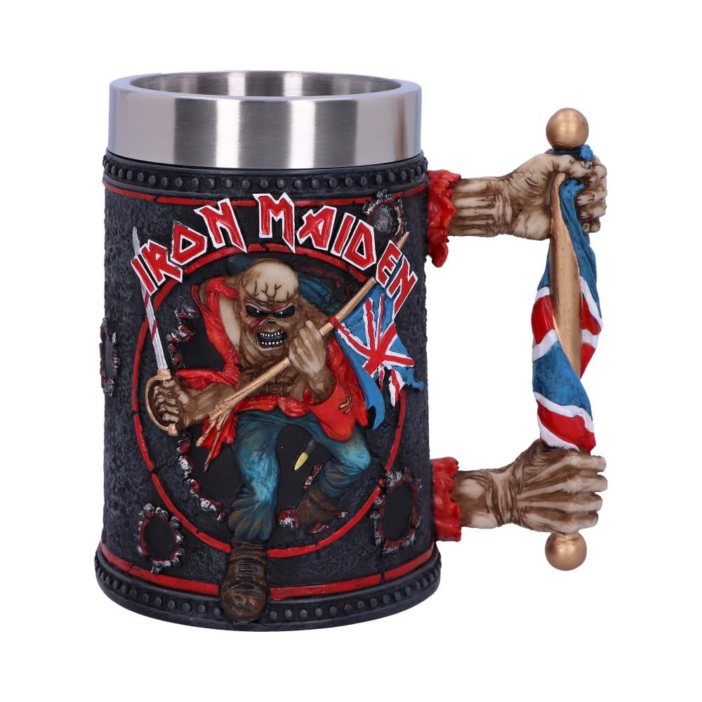 Nemesis Now Iron Maiden Tankard Mug 14cm Black, 600 ml
