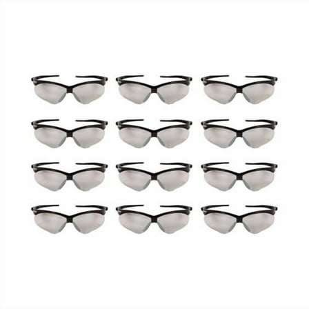 Nemesis Safety Glasses, Black Frame, Indoor/outdoor Lens | Bundle of 2