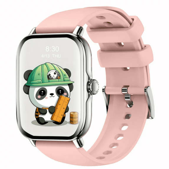 Nemheng 1.85'' Phone Smart Watch Answer/Make Calls, Smartwatch with Call/Text, Android Smart Watch for iphone Compatible, Full Touch Smart Watches for Women Men,Pink