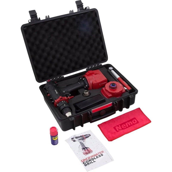 Nemo Power DD-18V-6LI-50 Underwater Drill, Nemo, Diver Model, 164 Ft Depth, 6Ah