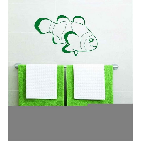 Nemo Tropical Clown Fish Sea Ocean Animal Vinyl Wall Decal Vinyl Peel And Stick Sticker Wall Decal Picture Graphic 15x20